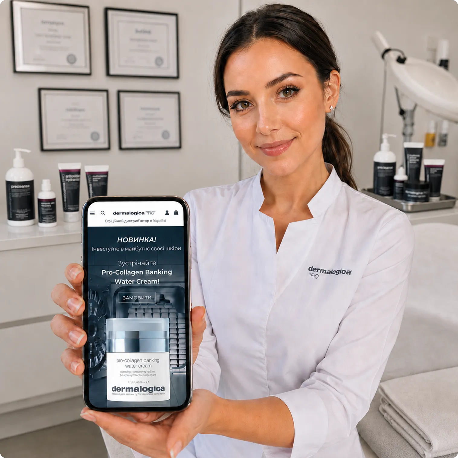Зручна онлайн-платформа dermalogica pro